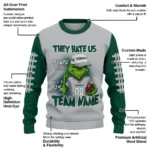Hawaii Rainbow Warriors Sweater Custom Grinch Fierce Green Best Selling