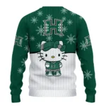 Hawaii Rainbow Warriors Sweater Customized Hello Kitty Green Best Selling