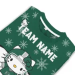 Hawaii Rainbow Warriors Sweater Customized Hello Kitty Green Best Selling