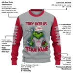 Houston Cougars Sweater Customized Grinch Fierce Red Best Selling