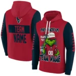 Houston Texans Hoodie Customized Grinch Fierce Blue Best Selling