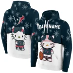 Houston Texans Hoodie Personalized Hello Kitty Blue Best Selling
