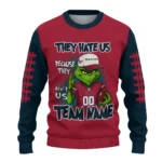 Houston Texans Sweater Custom Grinch Fierce Blue Best Selling