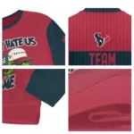 Houston Texans Sweater Custom Grinch Fierce Blue Best Selling