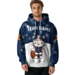 Illinois Fighting Illini Hoodie Personalized Hello Kitty Blue Best Selling