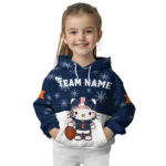 Illinois Fighting Illini Hoodie Personalized Hello Kitty Blue Best Selling