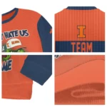 Illinois Fighting Illini Sweater Custom Grinch Fierce Blue Best Selling