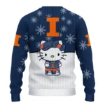 Illinois Fighting Illini Sweater Customized Hello Kitty Blue Best Selling