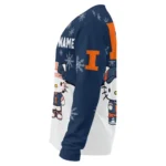 Illinois Fighting Illini Sweater Customized Hello Kitty Blue Best Selling