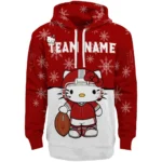 Indiana Hoosiers Hoodie Customized Hello Kitty Red Best Selling