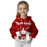 Indiana Hoosiers Hoodie Customized Hello Kitty Red Best Selling