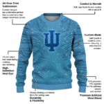 Indiana Hoosiers Sweater Customized Tiger Pattern Best Selling