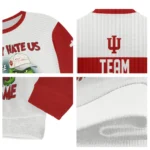 Indiana Hoosiers Sweater Personalized Grinch Fierce Red Best Selling