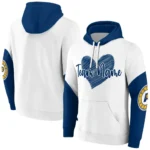 Indiana Pacers Hoodie Custom Scribble Heart Blue White Best Selling