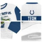 Indianapolis Colts Sweater Customized Grinch Fierce Blue Best Selling