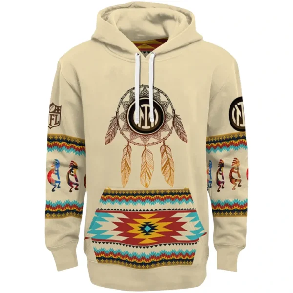 Inter Milan Hoodie Customized Dreamcatcher Feathers Best Selling