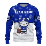 Inter Milan Sweater Customized Hello Kitty Blue Best Selling