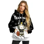 Iowa Hawkeyes Hoodie Custom Hello Kitty Black Best Selling