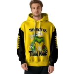 Iowa Hawkeyes Hoodie Personalized Grinch Fierce Black Best Selling
