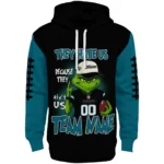 Jacksonville Jaguars Hoodie Custom Grinch Fierce Teal Best Selling