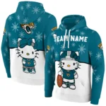 Jacksonville Jaguars Hoodie Customized Hello Kitty Teal Best Selling