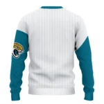 Jacksonville Jaguars Sweater Custom Heart Sketch Teal White Best Selling