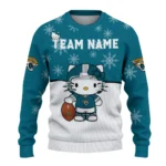 Jacksonville Jaguars Sweater Custom Hello Kitty Teal Best Selling