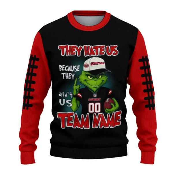 Jacksonville State Gamecocks Sweater Custom Grinch Fierce Red Best Selling