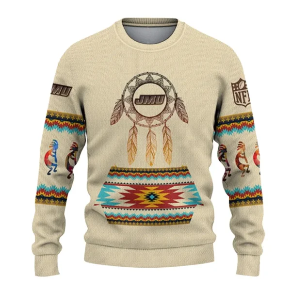 James Madison Dukes Sweater Customized Dreamcatcher Feathers Best Selling