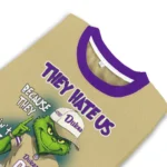 James Madison Dukes Sweater Customized Grinch Fierce Purple Best Selling