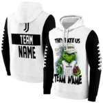 Juventus Hoodie Personalized Grinch Fierce Black Best Selling