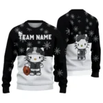 Juventus Sweater Personalized Hello Kitty Black Best Selling