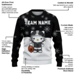 Juventus Sweater Personalized Hello Kitty Black Best Selling