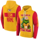 Kansas City Chiefs Hoodie Customized Grinch Fierce Red Best Selling