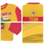 Kansas City Chiefs Sweater Custom Grinch Fierce Red Best Selling