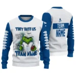 Kansas City Royals Sweater Customized Grinch Fierce Royal Blue Best Selling