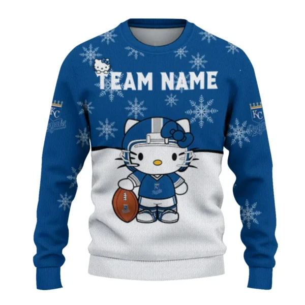 Kansas City Royals Sweater Personalized Hello Kitty Royal Blue Best Selling