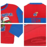 Kansas Jayhawks Sweater Personalized Grinch Fierce Blue Best Selling