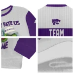 Kansas State Wildcats Sweater Customized Grinch Fierce Purple Best Selling