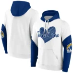 Kent State Golden Flashes Hoodie Custom Scribble Heart Navy Blue White Best Selling