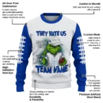 Kentucky Wildcats Sweater Custom Grinch Fierce Blue Best Selling