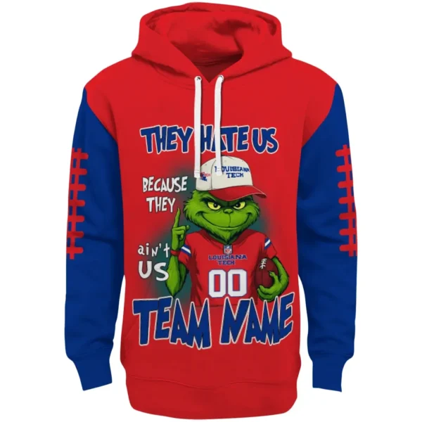 La Tech Hoodie Custom Grinch Fierce Blue Best Selling