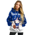 La Tech Hoodie Customized Hello Kitty Blue Best Selling