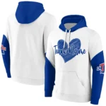 La Tech Hoodie Personalized Scribble Heart Blue White Best Selling