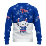 La Tech Sweater Custom Hello Kitty Blue Best Selling