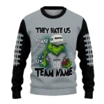 Las Vegas Raiders Sweater Customized Grinch Fierce Black Best Selling