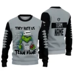 Las Vegas Raiders Sweater Customized Grinch Fierce Black Best Selling