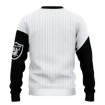 Las Vegas Raiders Sweater Personalized Heart Sketch Black White Best Selling