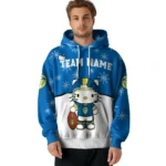 Leeds United Hoodie Custom Hello Kitty Blue Best Selling