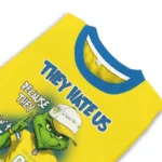 Leeds United Sweater Customized Grinch Fierce Blue Best Selling